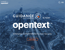 Tablet Screenshot of guidance-on-e-discovery.guidancesoftware.com
